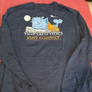 Vineyard Vines Navy Halloween Long Sleeve